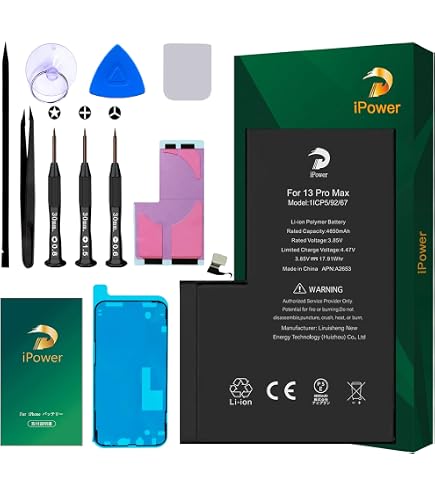 Amazon | iFactory for iPhone 13ProMax バッテリー 交換 互換 工具