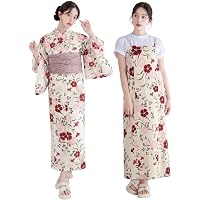 Amazon | [ON NISHIKI] 浴衣 レディース セパレート (ワンピース＋上衣