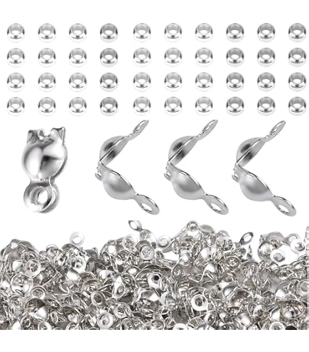 Amazon | Nina ボールチップ 金具【7×4mm ゴールド約100個セット