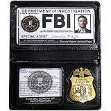 Cos Moments アメリカ連邦捜査局ID カード＋合皮製ホルダー スーパーナチュラル FBI バッジ付き Dean
