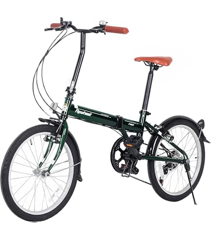 Amazon | Ripwheat 折りたたみ自転車 20インチ ブラック | 7段変速