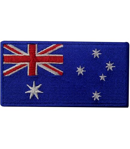 Amazon.co.jp: ワッペン オーストラリア 国旗 AUS マジックテープ