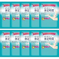 Amazon.co.jp: 【10個販売】ライオン 足すっきりシート 休足時間 2枚