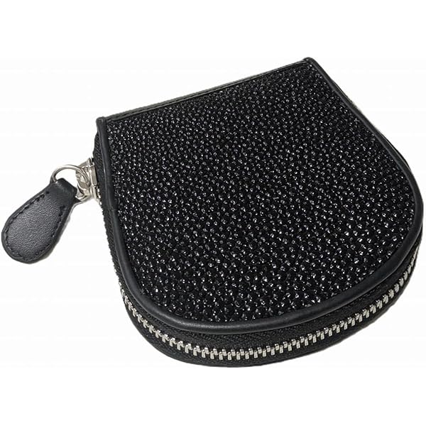 【新品・未使用】スターステイングレイ エイ革 小銭入れ 大容量 がま口 小銭入れ 本革 エイ革 財布 がまぐち コイン