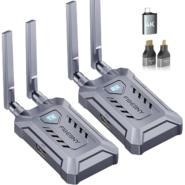 Amazon.co.jp: FIGEBNY ワイヤレス hdmi 無線 送受信機セット 120m無線