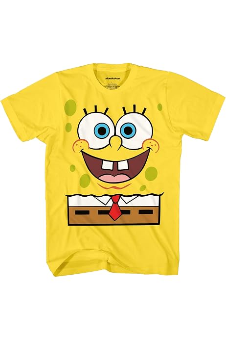 Mens White Spongebob Squarepants Shirt 