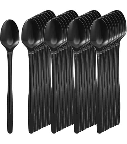 Amazon.co.jp: JEUIHAU 400本 8インチ プラスチックスプーン 個別包装