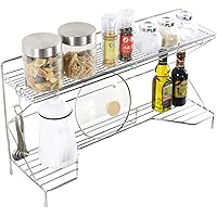 川口工器 コンロ 奥 ラック 2段 (幅65) 日本製 19235