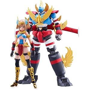 青島文化教材社 新・合体シリーズ 合体 アトランジャー 全高約170mm 穂鷹アトリ同梱セット 色分け済みプラモデル G…