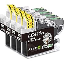 brother LC411 BK インクカートリッジ 18個セット Amazon.co.jp: ブラザー用 LC411 4色セット LC411-4PK 番号区別