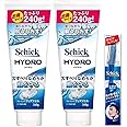 Schick(シック) ハイドロ シェービングジェル カミソリ 髭剃り ひげそり シェービング かみそり セット 240グラム (x 2)