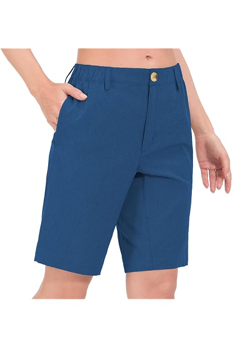 Inseam Solid Bermuda Short Shorts 