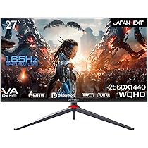 165Hz対応ゲーミングモニター 27インチ WQHD(2560x1440) Amazon.co.jp: ゲーミングモニター 2K 165Hz 27インチ 湾曲