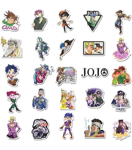 ジョジョの奇妙な冒険 キャラクターシール、カードまとめ売り Amazon.co.jp: ジョジョ カードステッカー ステッカー グッズ 10