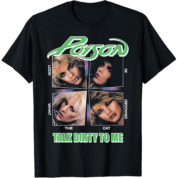 Amazon | ポイズン Poison - Tour 1989 Tシャツ | Tシャツ・カットソー