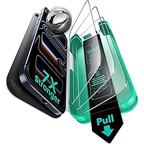 Amazon | 【3秒で完成・50kg耐衝撃】ESR iPhone 17 Pro ガラス
