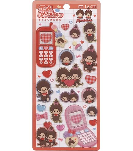 Amazon | うるちゅるポップシール【モンチッチ/オシャレ】 136695