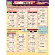 Latin Vocabulary: a QuickStudy Laminated Reference Guide