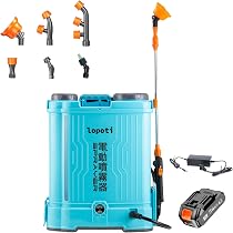 Amazon.co.jp: lopoti 電動噴霧器 背負い式 16/20L バッテリー式