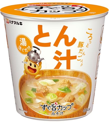 Amazon.co.jp: ハナマルキ すぐ旨カップみそ汁 みそ辛ッッ 1 : 食品