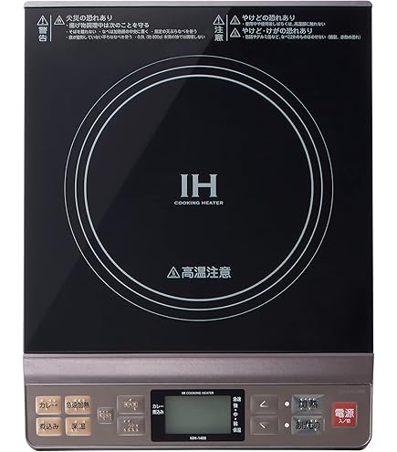 Amazon | コイズミ IHクッキングヒーター レッド KIH-1402/R