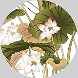 円形マット 円形ラグ ラグマット カーペット ラグ 円形 洗える 丸 丸型 おしゃれ 花柄 フロア 部屋 寝室 和室 客間 家庭用 民族風 花模様 200cm