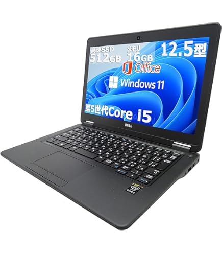 Dellノートパソコン/i5-8350U/SSD 128GB/メモリ8GB/無線 Amazon.co.jp: 【整備済み品】デル ノートPC 5290 / 12.5型