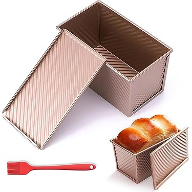 USA PAN Bakeware プルマンローフパン＆フタ　2個セット　パン型 USA PAN Bakeware プルマンローフパン＆フタ2個セット