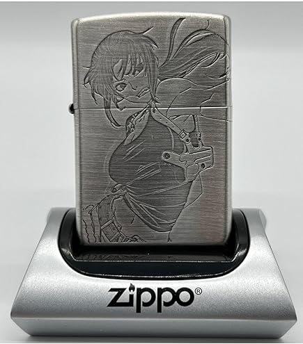 Amazon.co.jp: ブラックラグーン Zippo ロベルタ 銀サテン古美 中