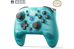 ◆新生活クーポン4月6日まで◆【任天堂ライセンス商品】ワイヤレスホリパッド TURBO for Nintendo Switch 2 コントローラー アクアシアン 【Switch2・Switch両対応】【連射/連射ホールド機能搭載】