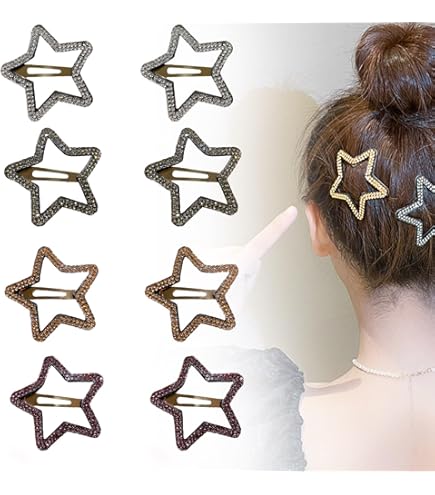 Amazon.co.jp: IWOWHERO 20個 ヘアピン スターヘアアクセサリー