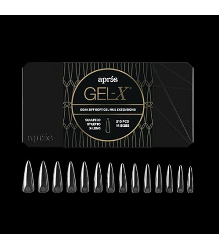 Amazon | Apres ネイルジェル - X ナチュラルスティレット ショート