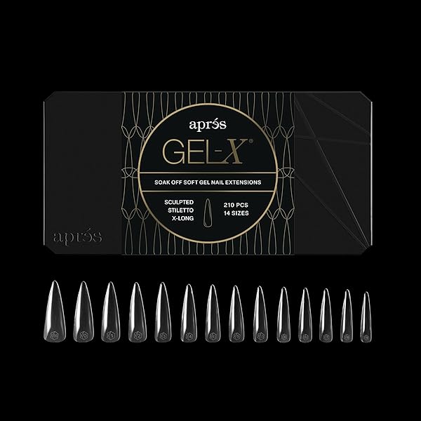 Amazon | Apres ネイルジェル - X ナチュラルスティレット ショート