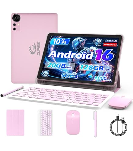 Amazon.co.jp: Android 15 タブレット 10インチ、キーボードケース付き