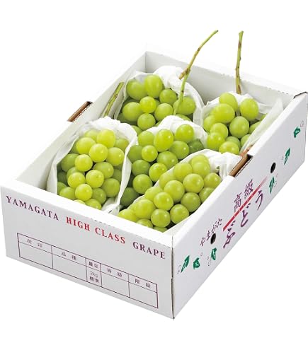 Amazon.co.jp: 種無し巨峰 箱込2キロ前後 3～6房入り ぶどう 葡萄