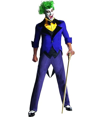 Costume Joker DC Comics Per Bambini 8-10 Anni - Giacca E Pantaloni Per Travestimenti - Foto 6