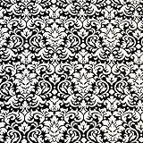 SheetWorld Fitted Crib / Toddler Sheet - White Damask - Made In USA by sheetworld