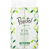 [Amazonブランド]Presto! Comfort トイレットペーパー 長さ2倍巻50m x 12ロール ダブル (12ロールで24ロール分)