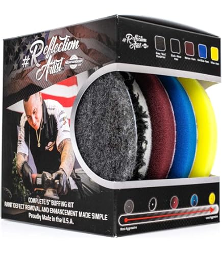 Boina de Espuma Branca Refino Cutback Flat 5 Lake Country - Cris Car