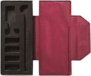 電子タバコ ケース プルームテック 対応 シープレザー 本羊革 ワインレッド