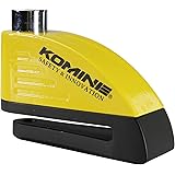 コミネ(KOMINE) バイク用 リマインダーアラームディスクロック ブラック/イエロー LK-122