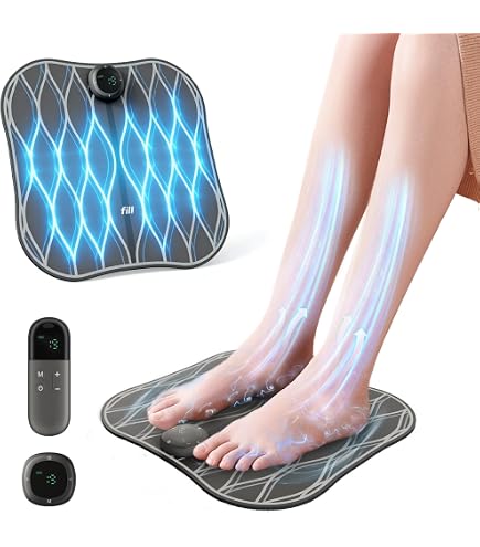 Amazon.co.jp: EMS 足 温熱 赤色光 フットマット フットトレーニング