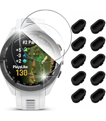 Amazon | 用 Garmin Approach S70 47mm ガラスフィルム 保護フィルム