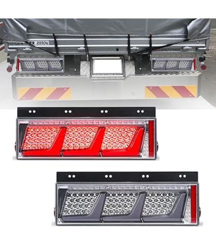 Amazon | Eマーク取得 ファイバー LED トラック テール ランプ 