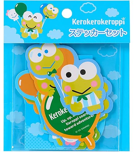 Amazon | けろけろけろっぴ ダイカットステッカーサンリオキャラクター