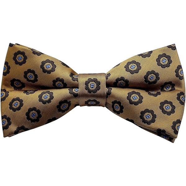 Amazon | [Bowties.jp] グリーン フラワー エンブレム 蝶ネクタイ