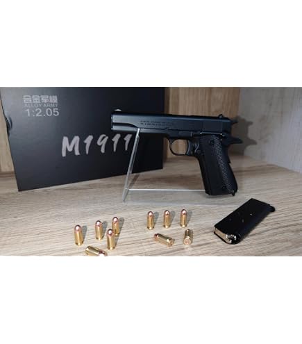 Amazon.co.jp: 1/2スケール ミニチュアモデルガン M1911 ガバメント