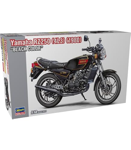 Amazon | ハセガワ 1/12 ヤマハ RZ350 (4U0) (1982) ブラックカラー