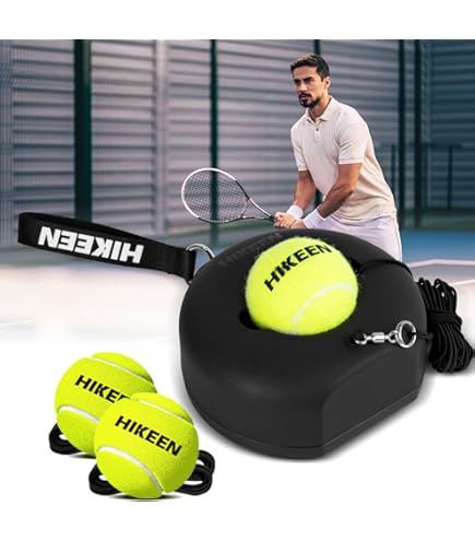 Amazon | F Fityle テニスボール ゴム製 ひも付き テニス練習