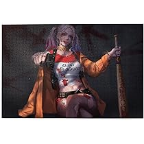 送料コミコミ！ウォールアート　ハーレイクイン　スーサイドスクワッド Amazon.co.jp: 【フレーム付-黒-】 映画ポスター スーサイド